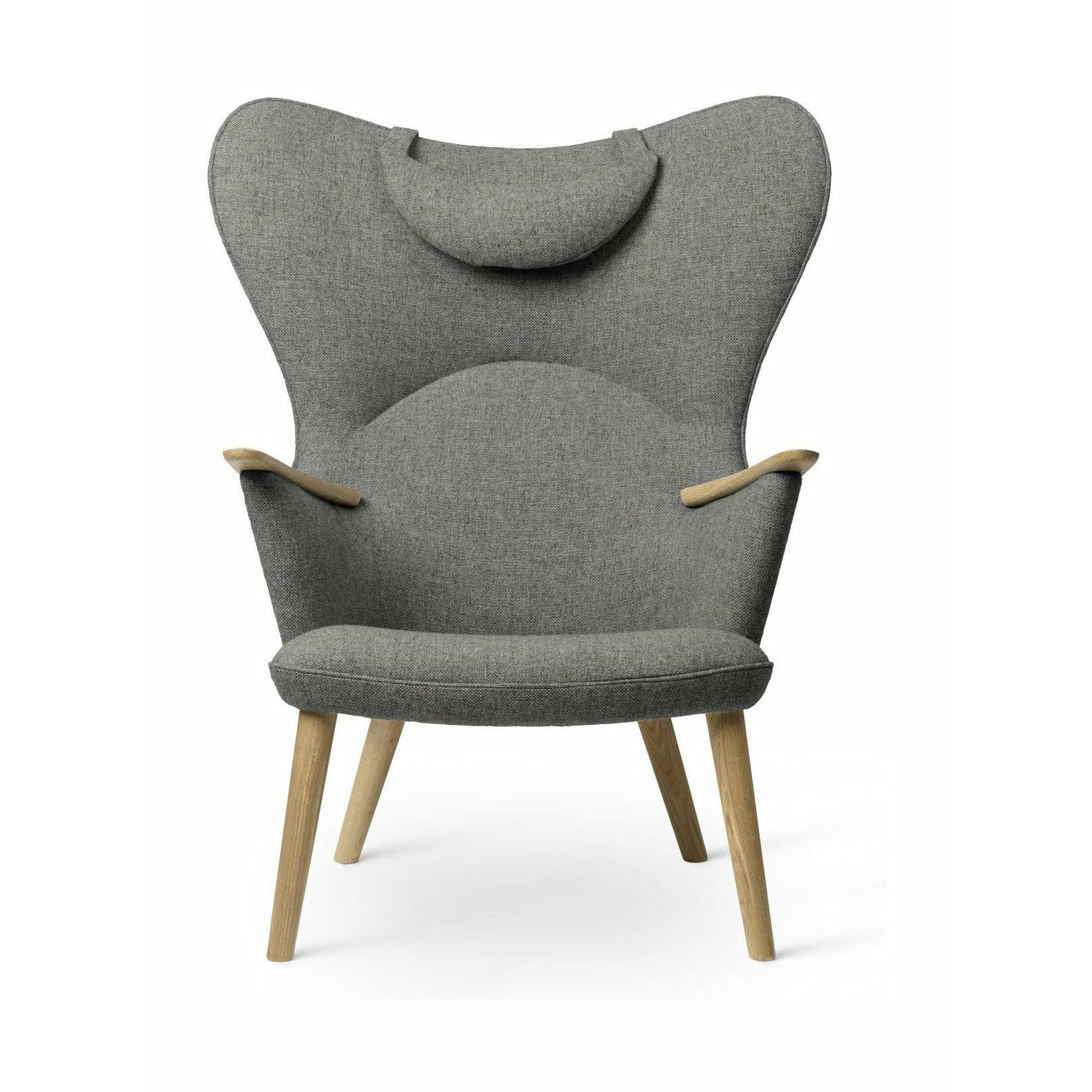 Carl Hansen CH78 Mama Bear Bounge sedia, olio di quercia/grigio fiord 0151