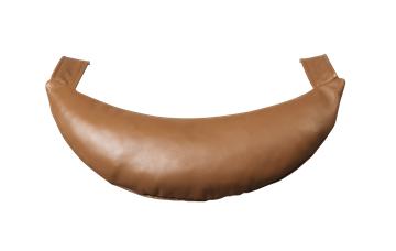 Almohada de cuello Carl Hansen Cu CH78, cuero marrón SIF 91