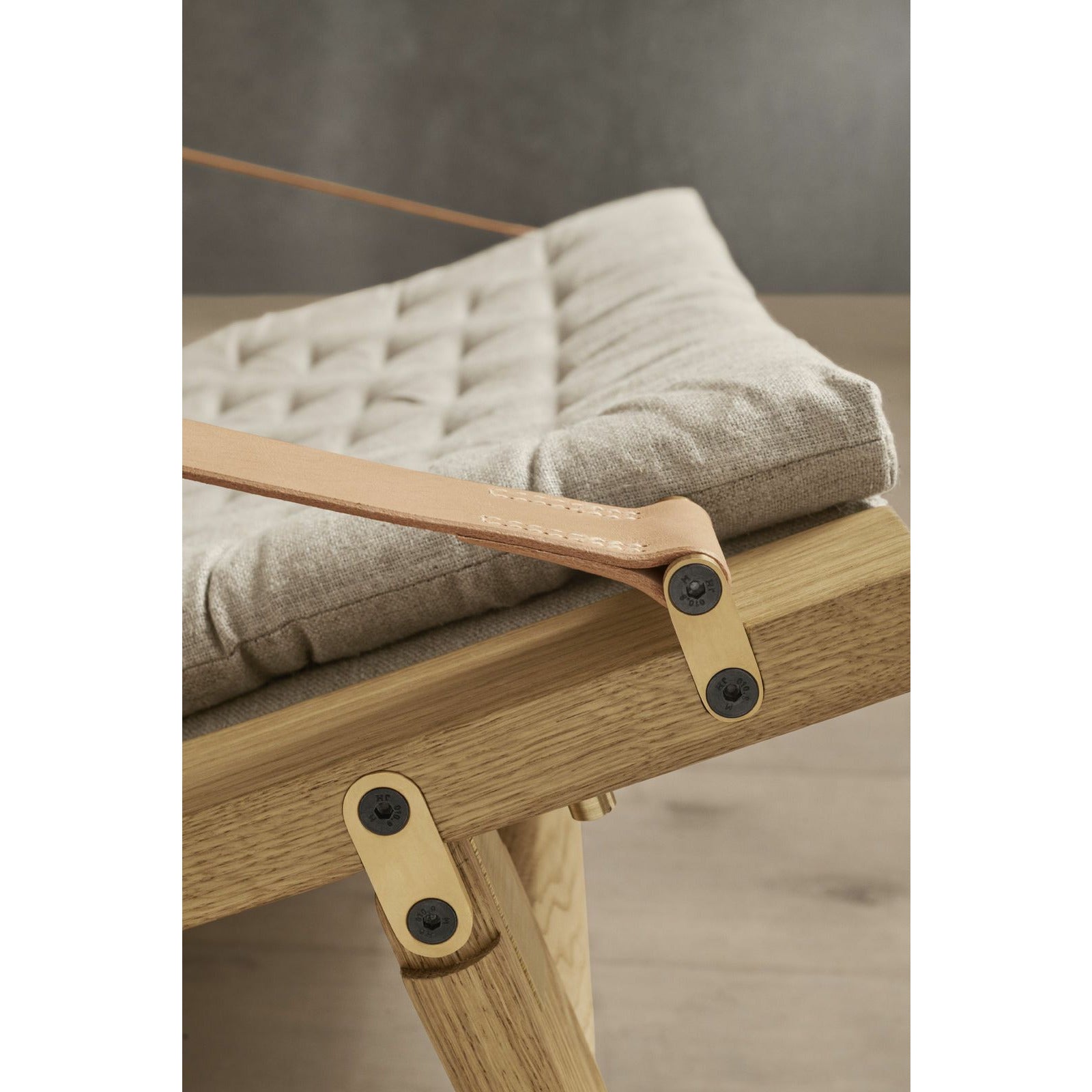 Carl Hansen Fk11 plica stoel eiken geolied/canvas, natuurlijk