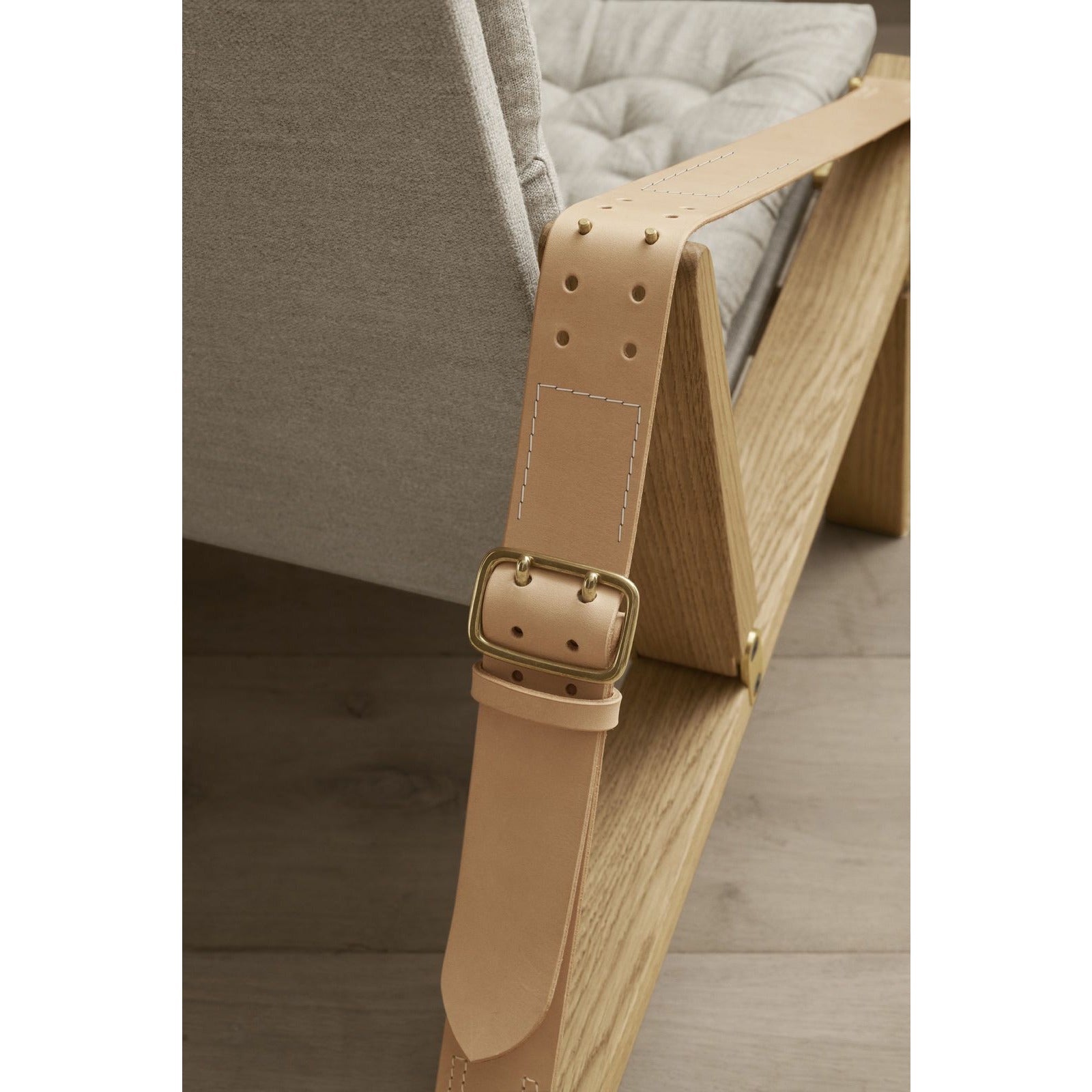 Carl Hansen Fk11 plica stoel eiken geolied/canvas, natuurlijk