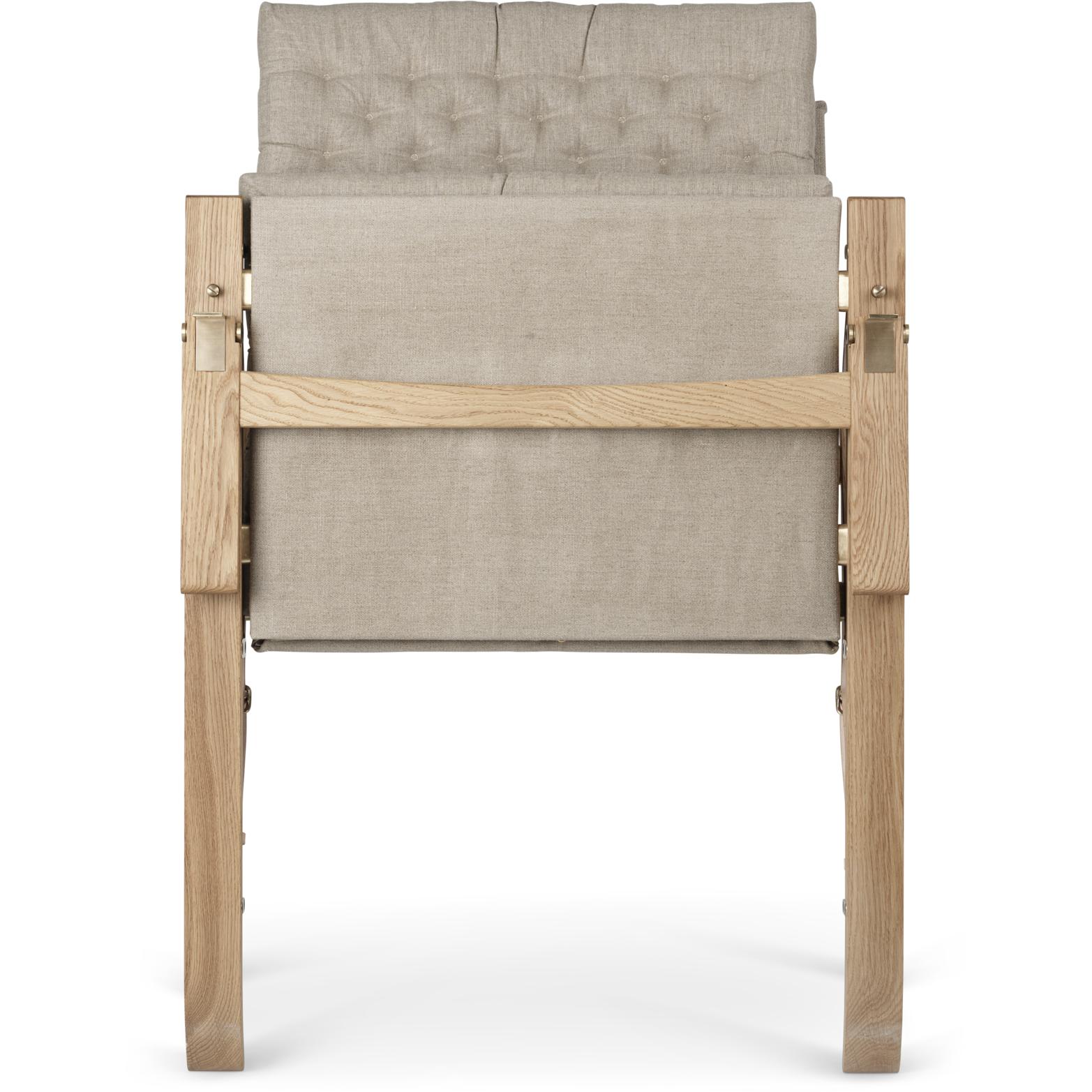 Carl Hansen Fk11 Plica Stuhl Eiche geölt/Leinwand, Natur