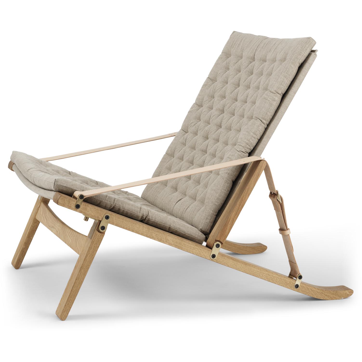 Carl Hansen Fk11 plica stoel eiken geolied/canvas, natuurlijk