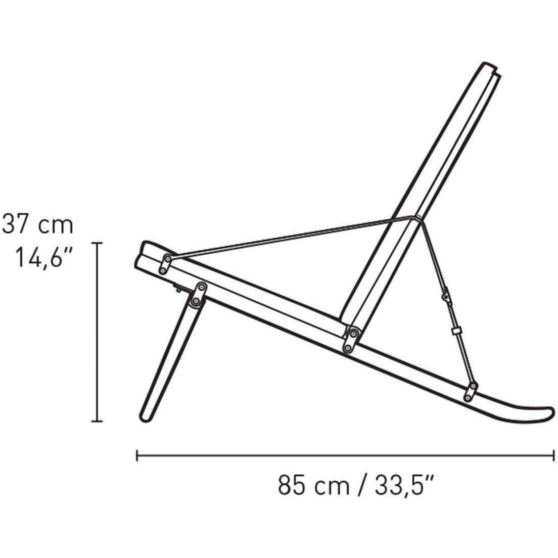 Carl Hansen Fk11 plica stoel eiken geolied/canvas, natuurlijk