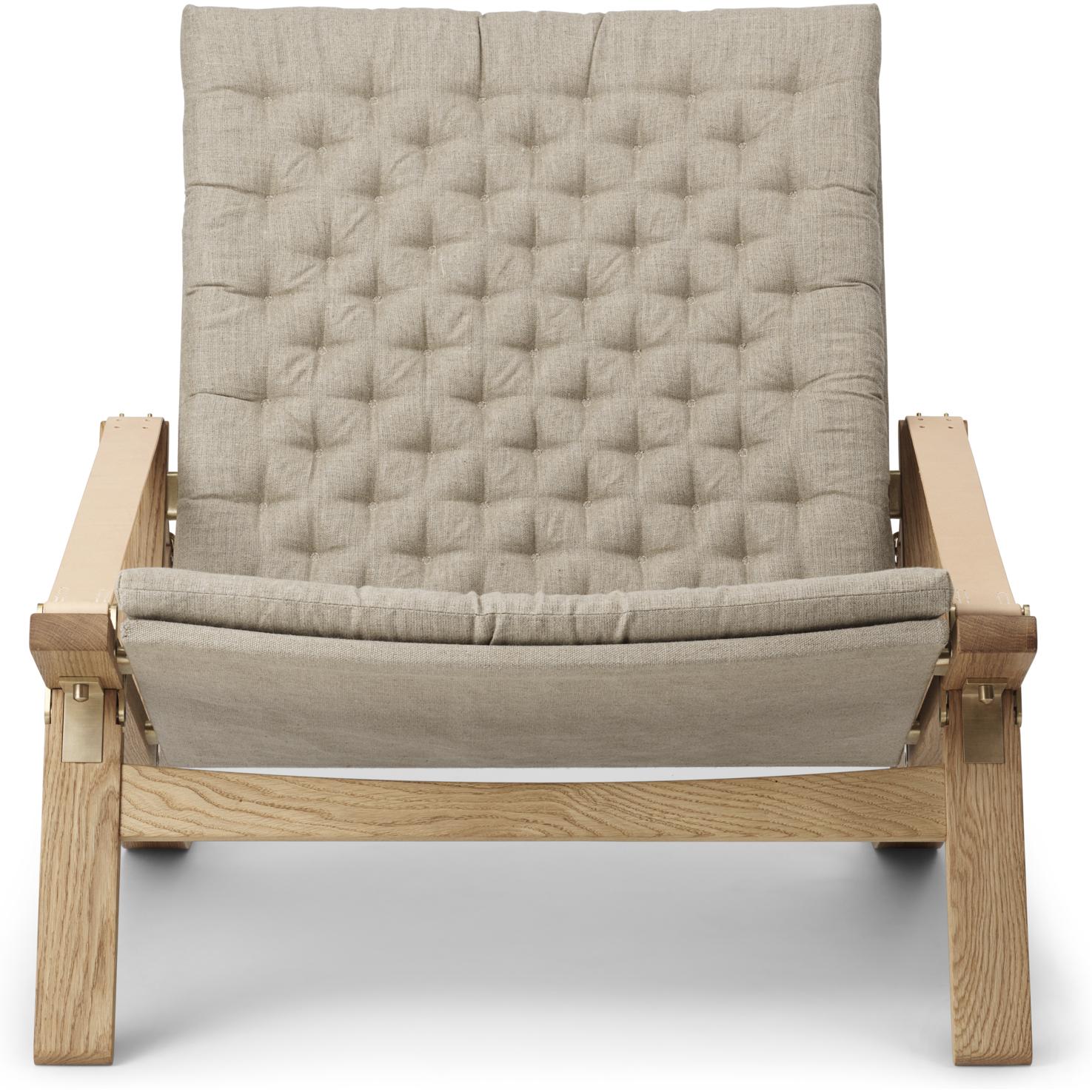 Carl Hansen Fk11 plica stoel eiken geolied/canvas, natuurlijk