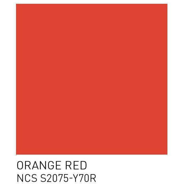 Carl Hansen Échantillons de bois, rouge orange