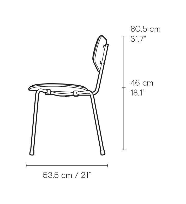 Carl Hansen VLA26P Vega Chair, chêne laqué / Humeur 01106