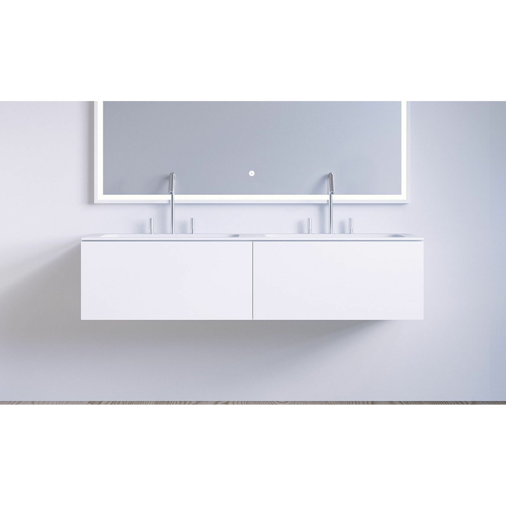 Copenhagen Bath SQ2 -kabinet med dobbeltvask, L120 cm