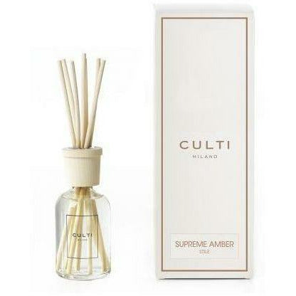 Culti Milano Stile klassieke geur diffuser Supreme Amber, 100 ml