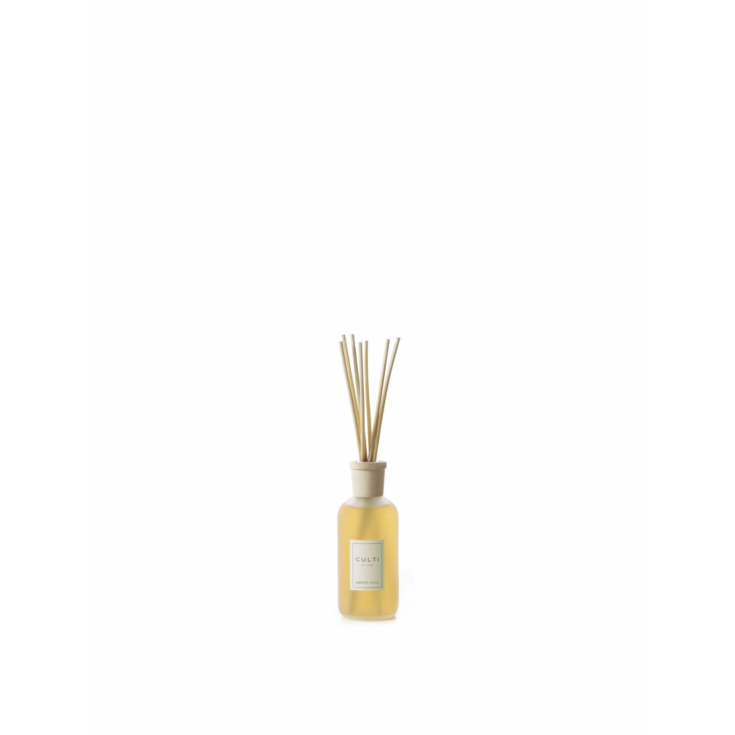 Culti Milano Stile klassieke geur diffuser Supreme Amber, 250 ml
