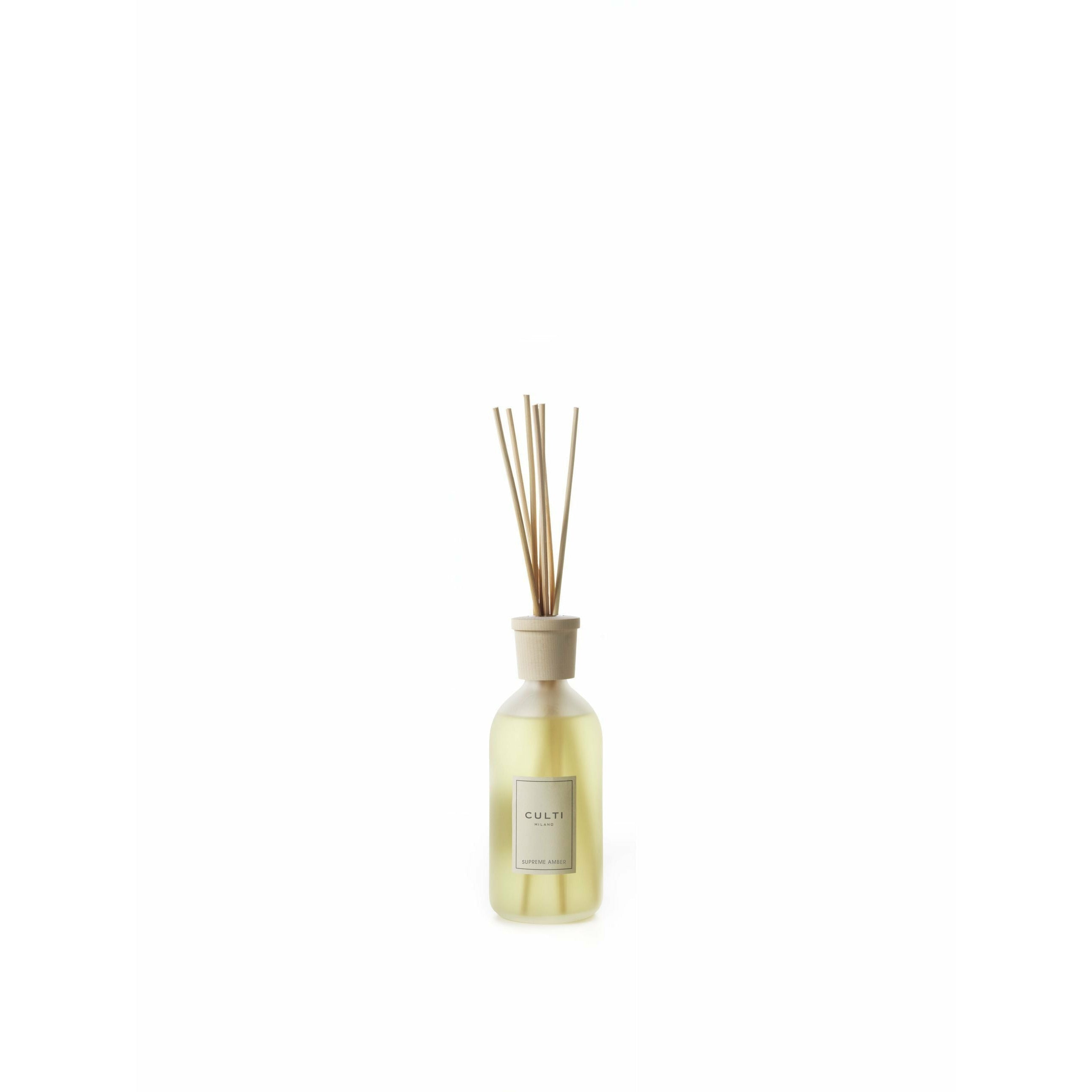 Culti Milano Stile klassieke geur diffuser Supreme Amber, 500 ml