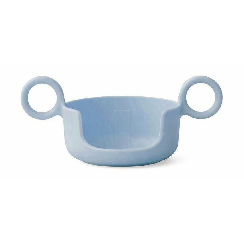 Mango de taza de letras de diseño para copa de melamina, azul claro