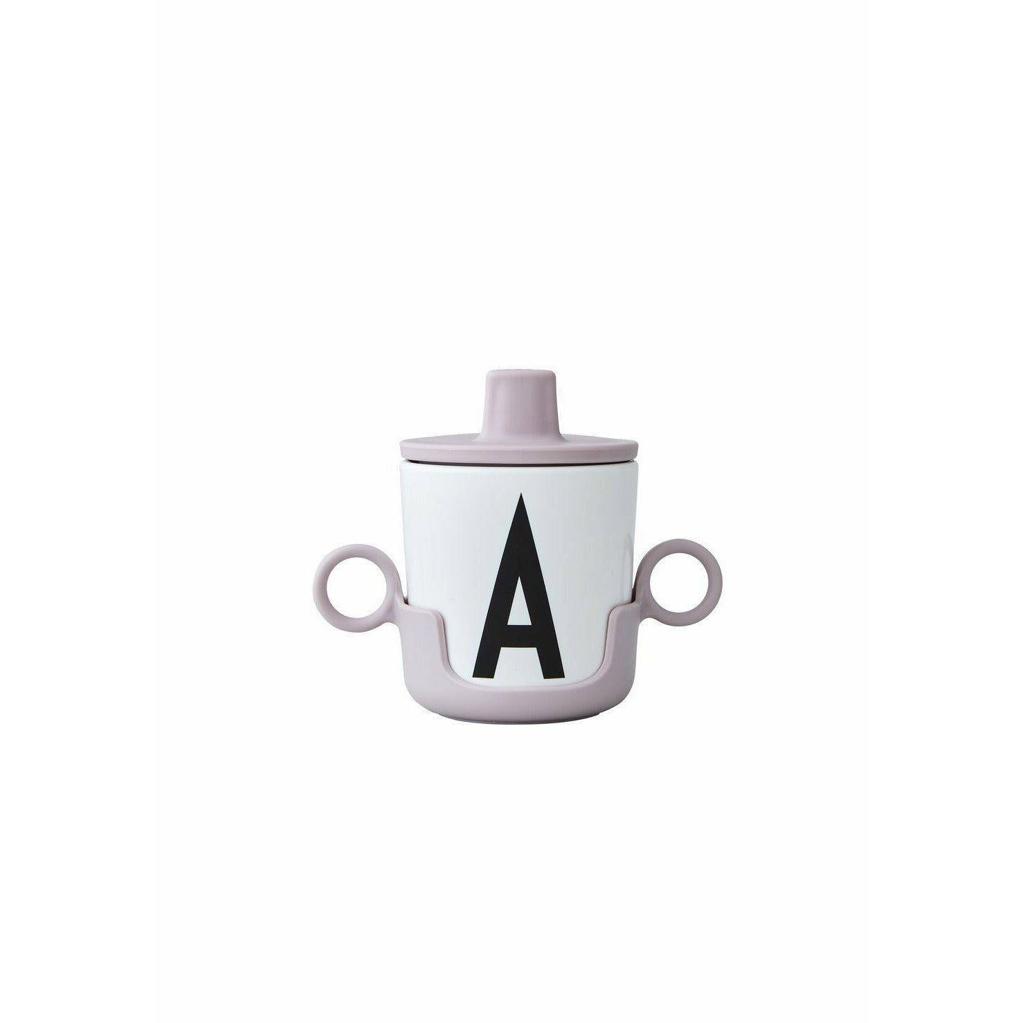 Design Letters Cup -håndtak for melaminopp, lavendel