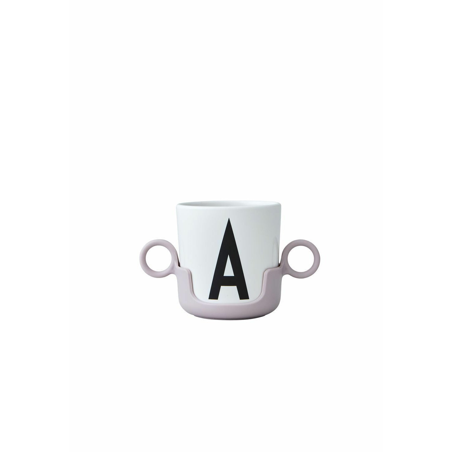 Design Letters Cup -handvat voor Melamine Cup, lavendel