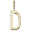 Design Letters Letters Pendant A Z 10 Mm, Gold, D