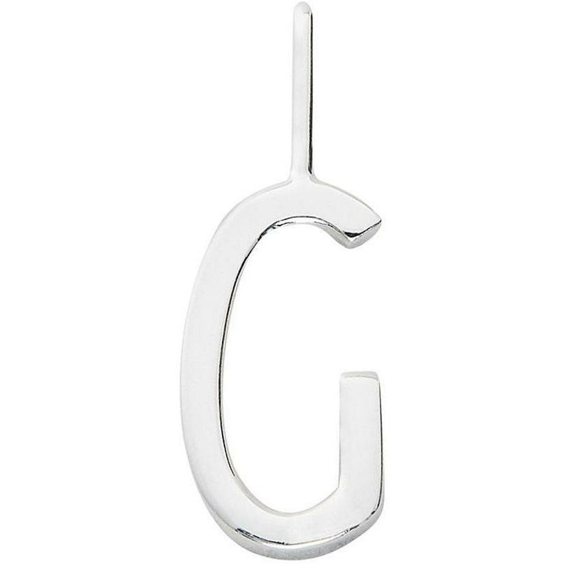 Design Letters Bokstäver hänge A z 10 mm, silver, g