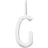 Design Letters Letters hanger a z 10 mm, zilver, g