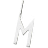Design Letters Letters hanger a z 10 mm, zilver, m