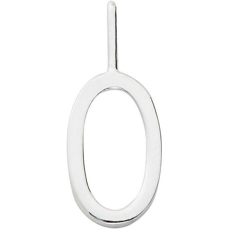 Design Letters Lettres pendentif a z 10 mm, argent, o