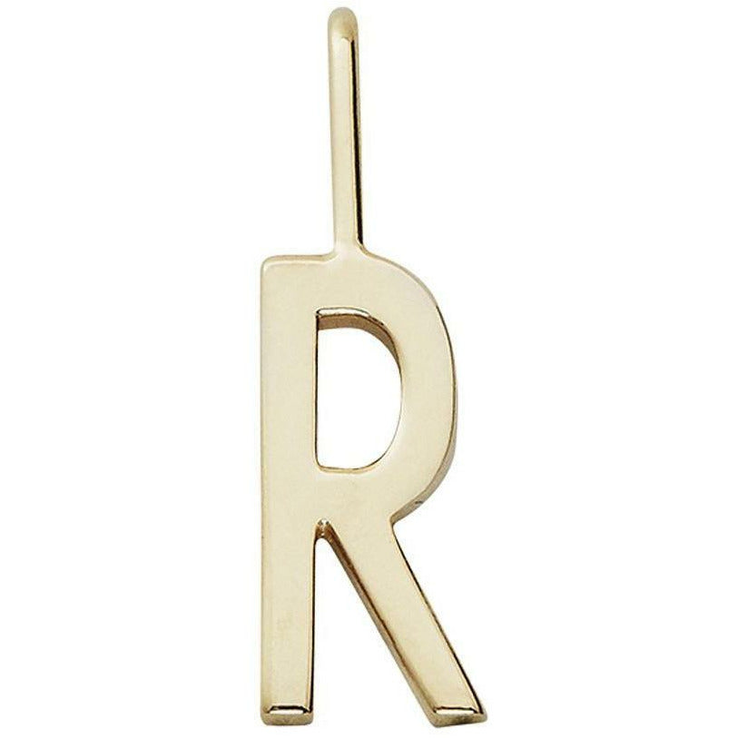 Letras de diseño de letras contraparte una z 16 mm, oro, r