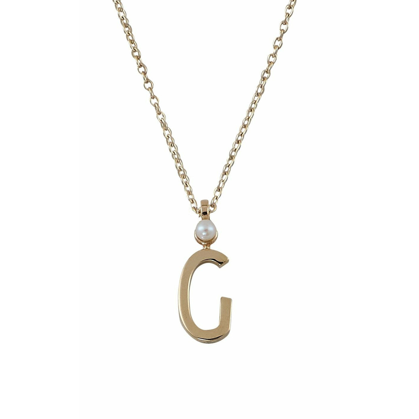 Design Letters Halsband i rent guld, g