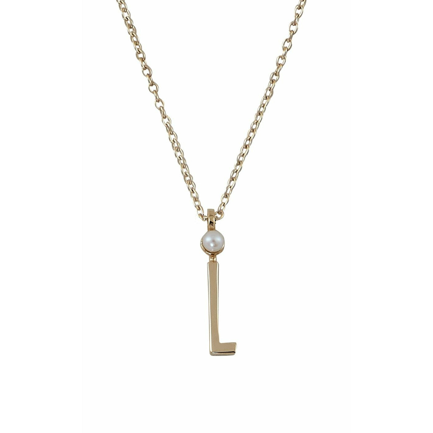 Design Letters Collier en or pur, L