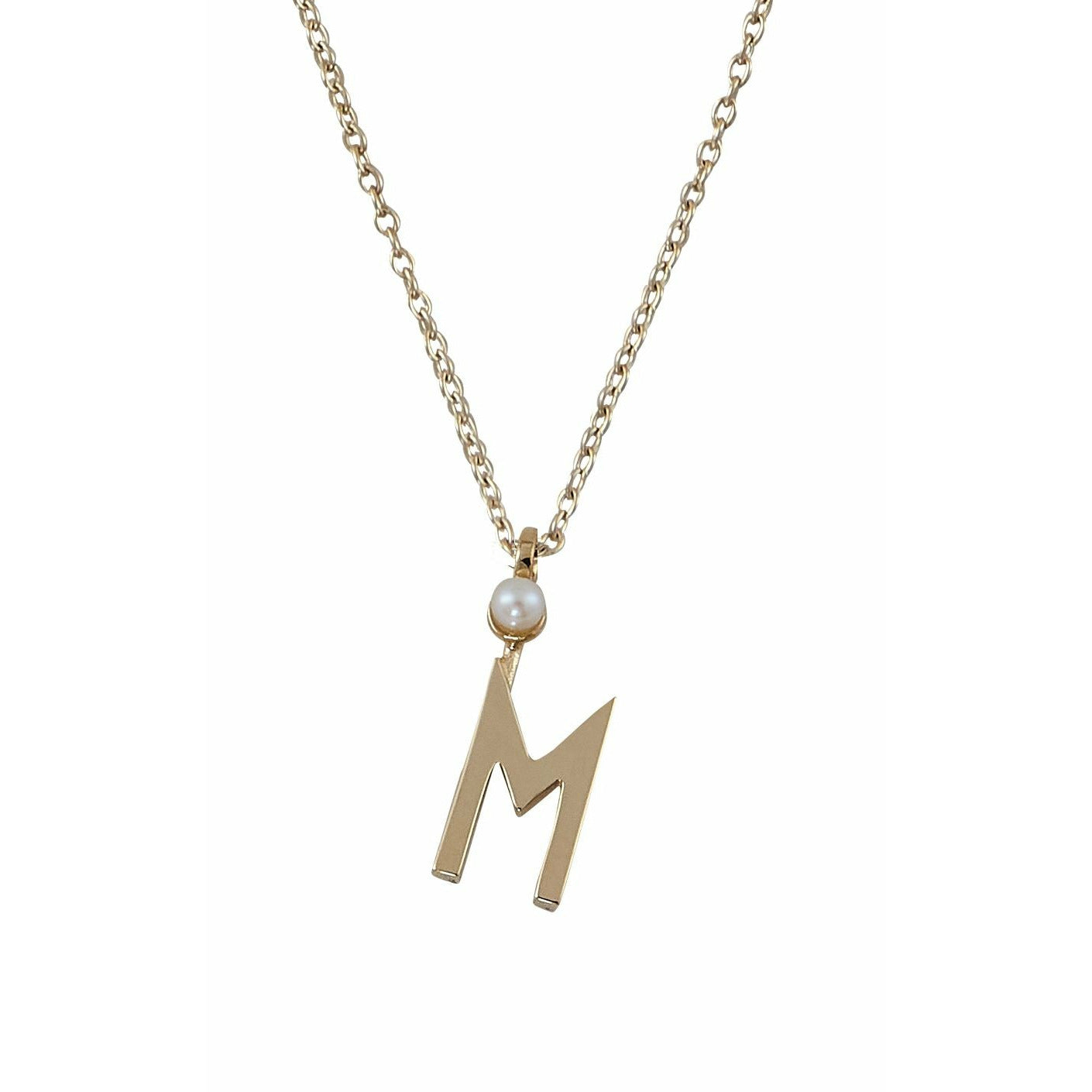 Design Letters Collier en or pur, m