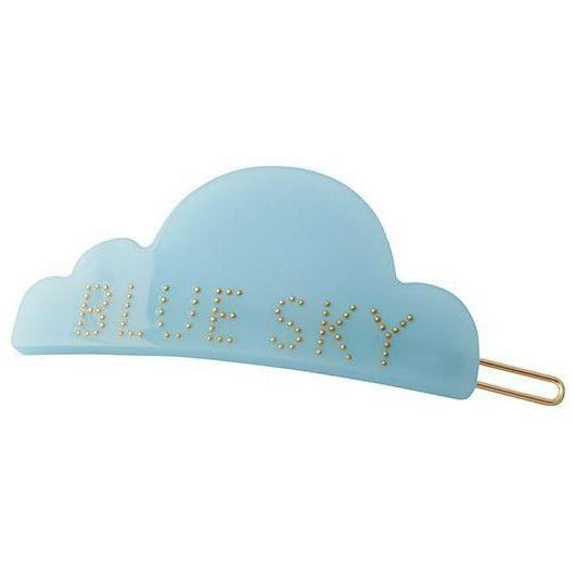 Design Letters Iconic Hair Clip, Blue Sky, Blue