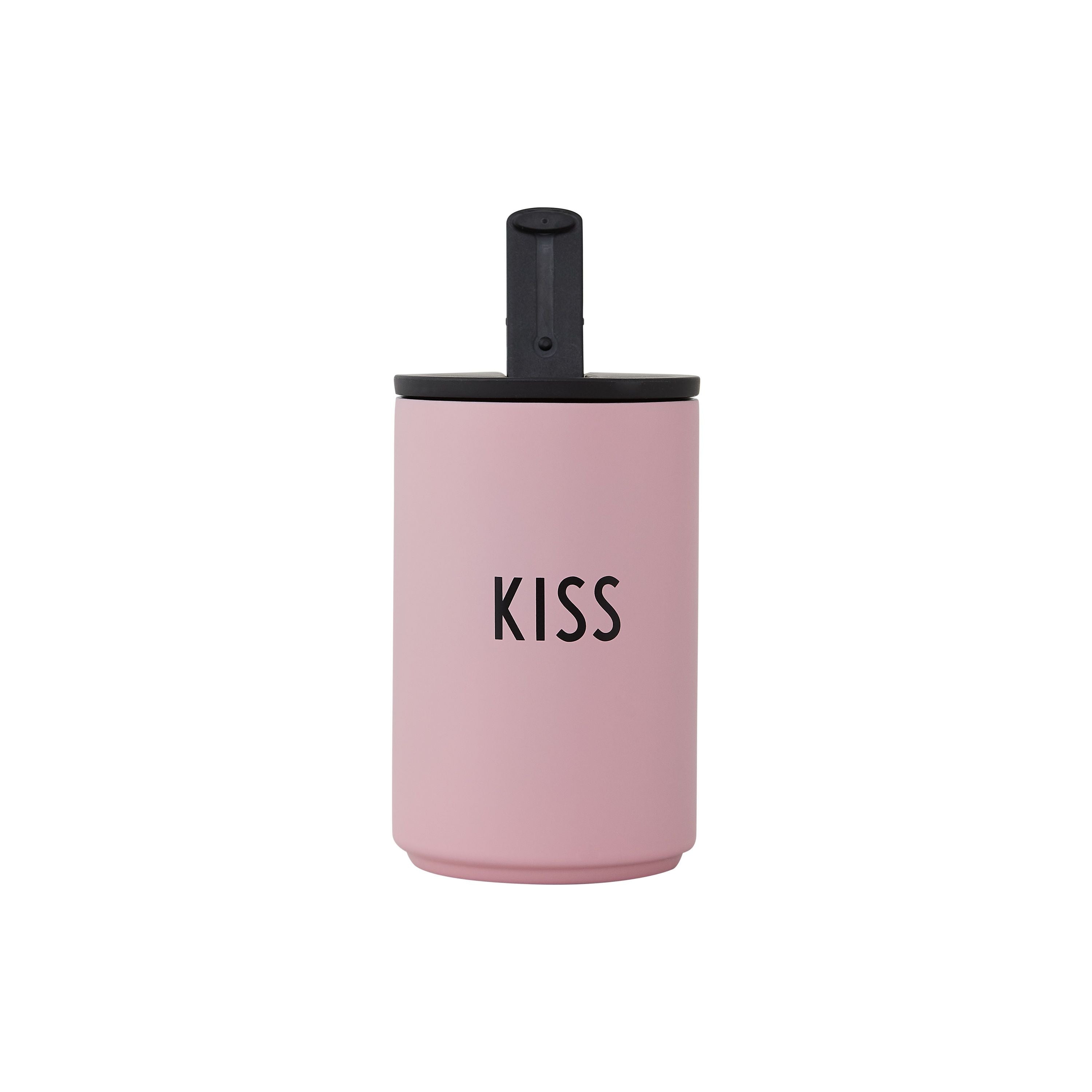 Design Letters Isolierbecher Kiss, Rosa