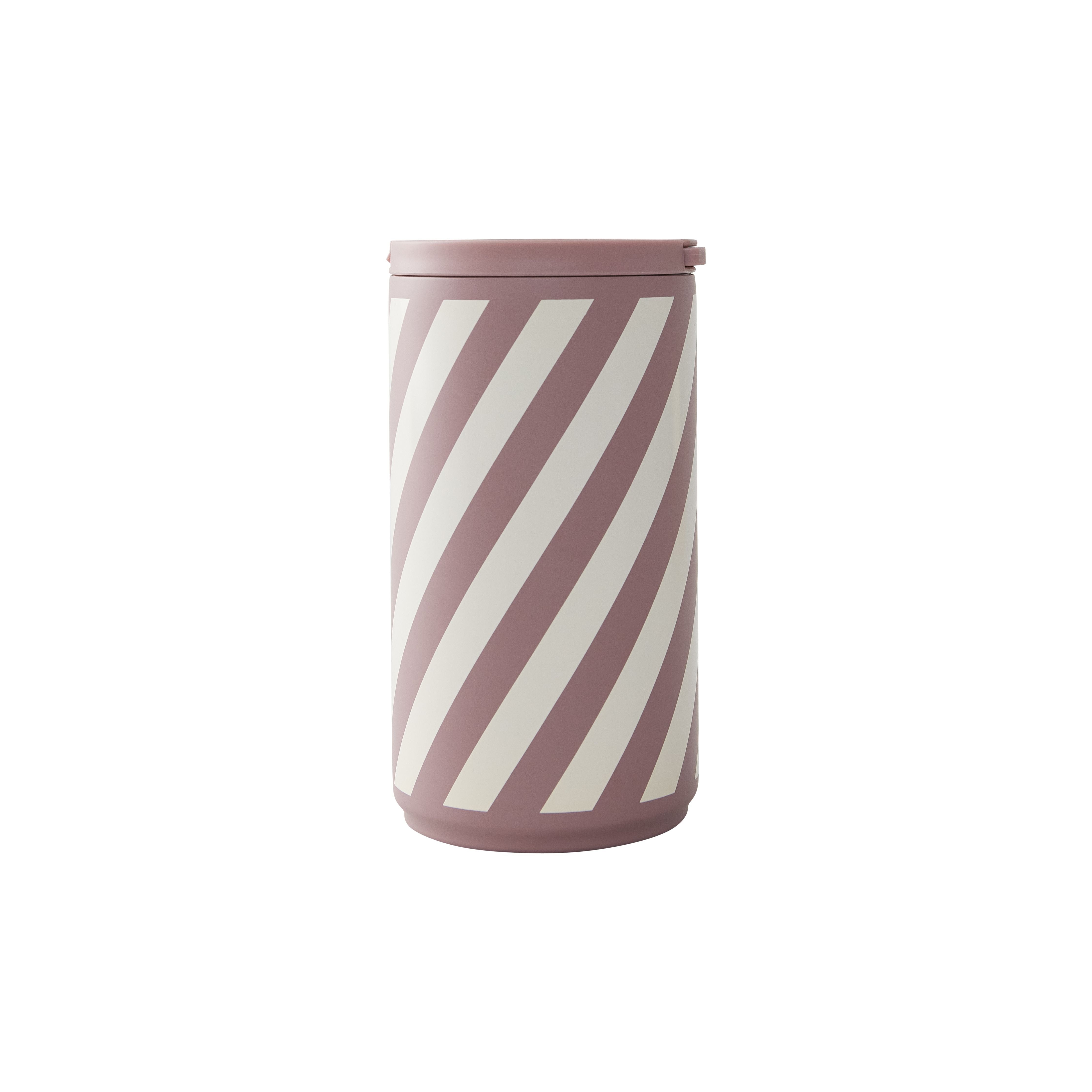 Letras de diseño para niños Taza térmica 350 ml Stripe Ash Rose 4037c, Ash Rose