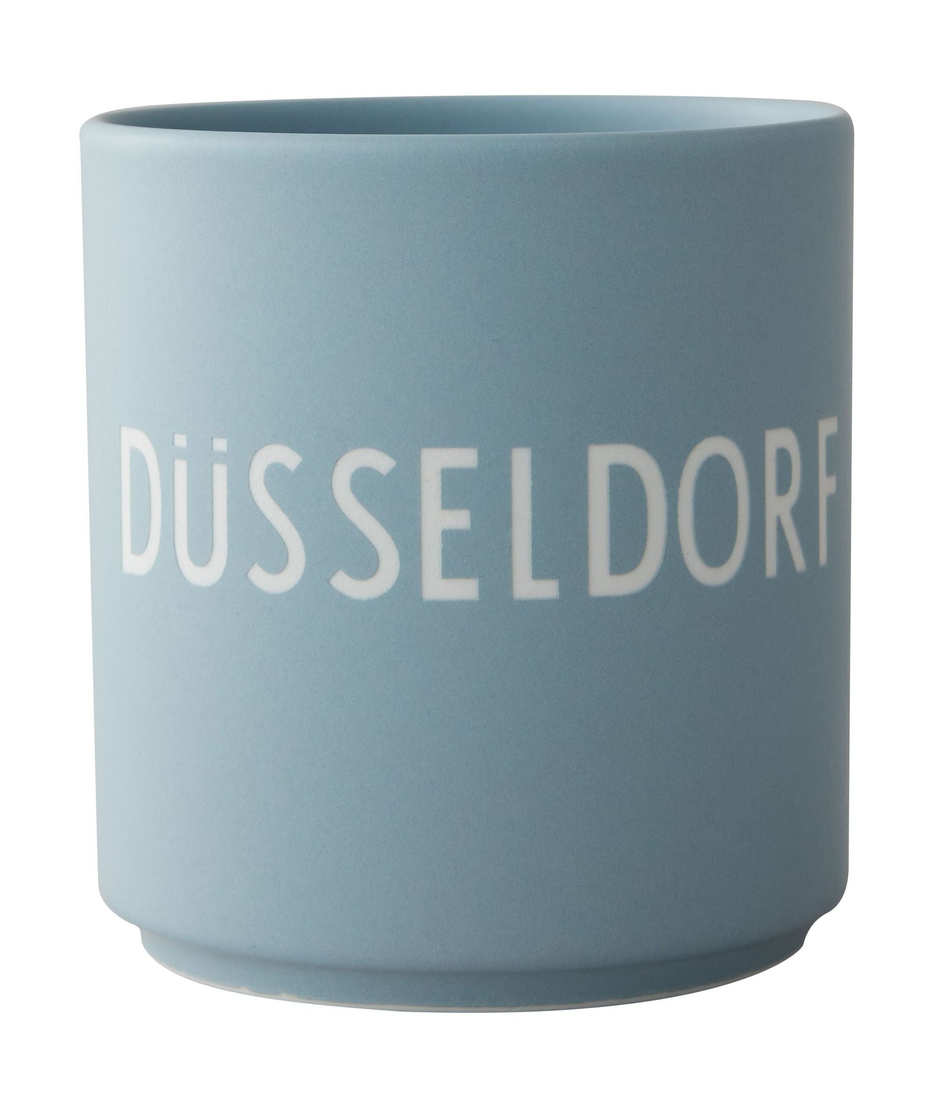 设计Letter最喜欢的MugDüsseldorf，浅蓝色