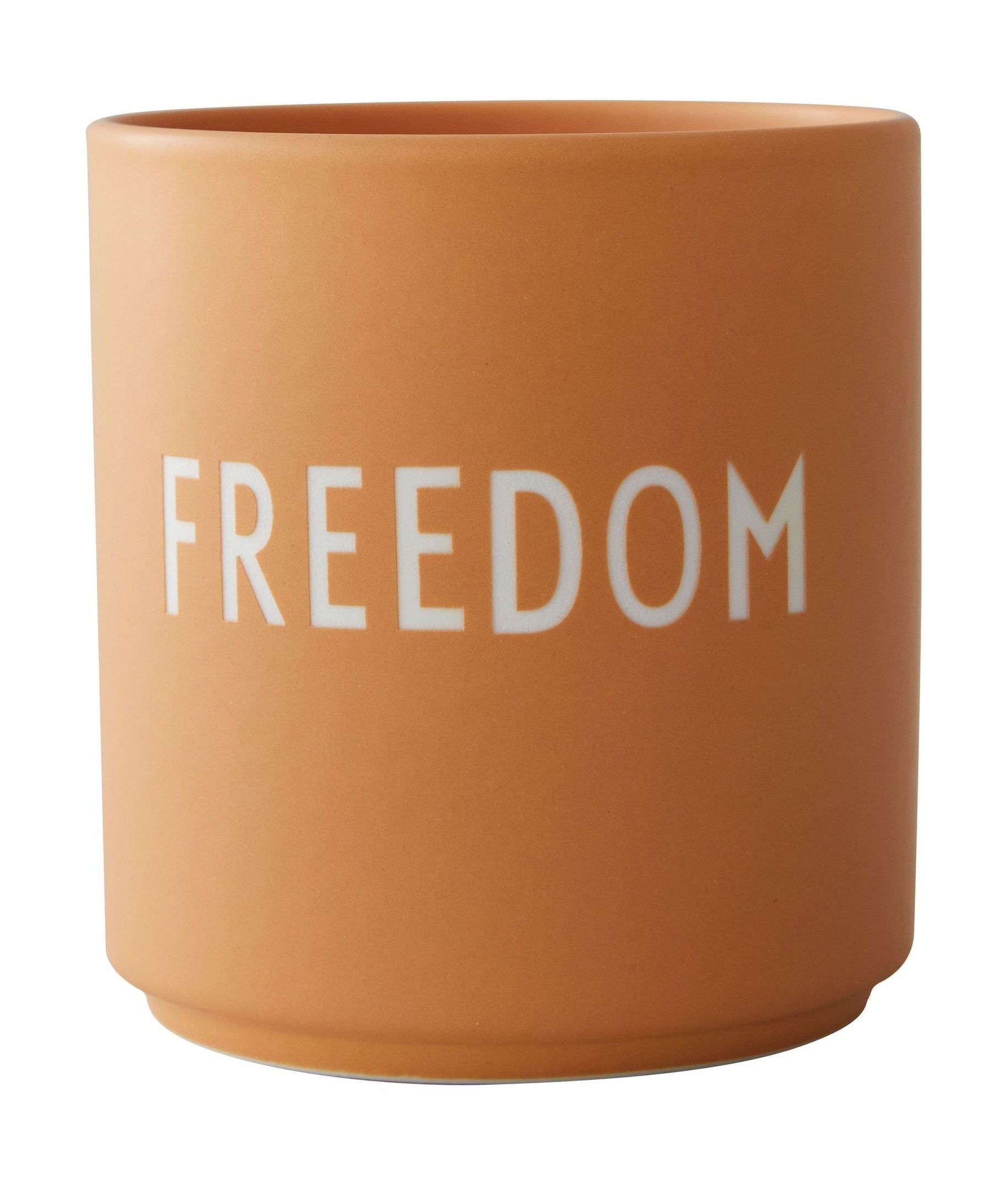 设计信最喜欢的杯自由，橙色
