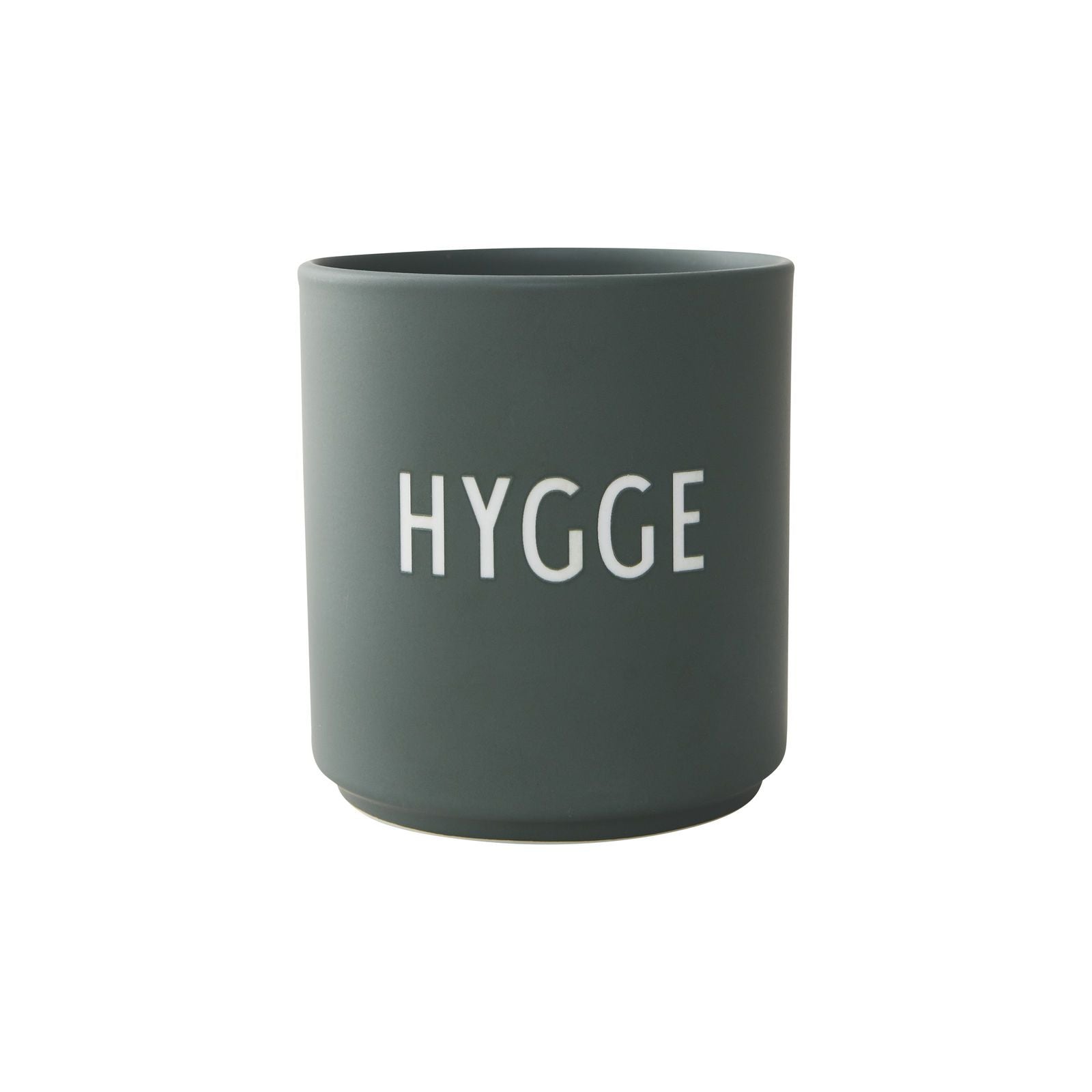 Mug Hygge preferita della lettera di design, verde scuro