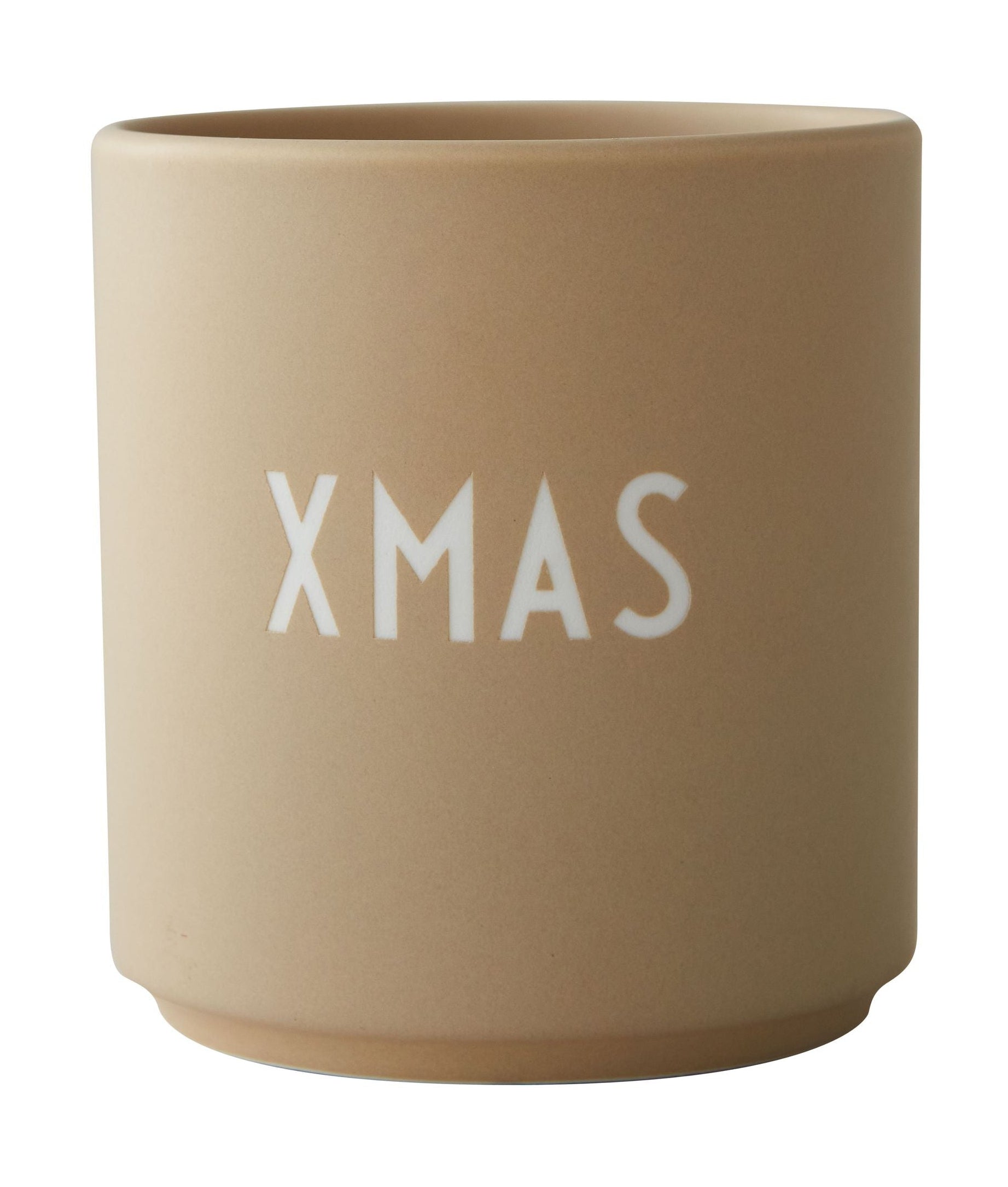 设计字母最喜欢的杯圣诞节，米色