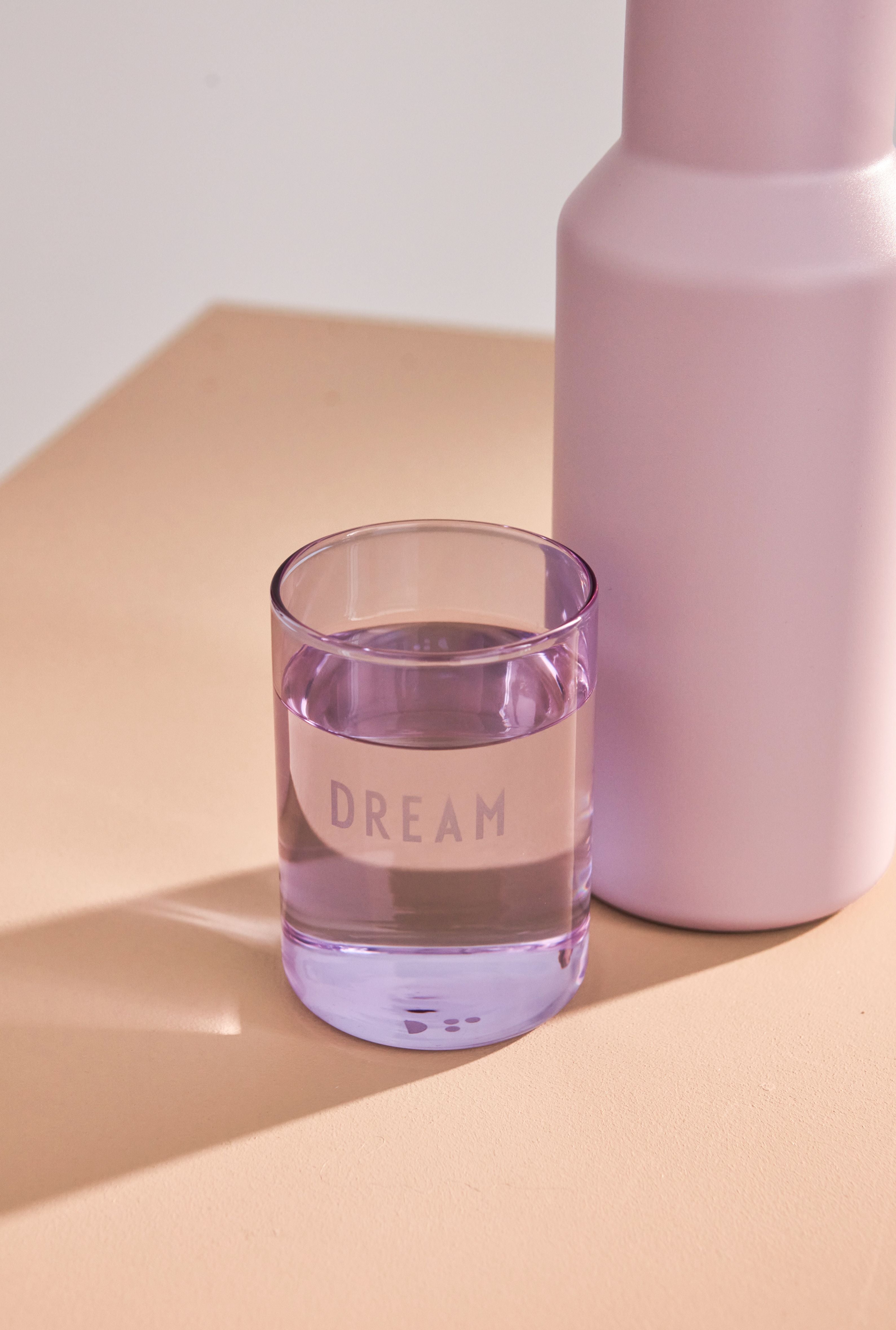 El sueño de vidrio de beber favorito de la carta de diseño, Violet