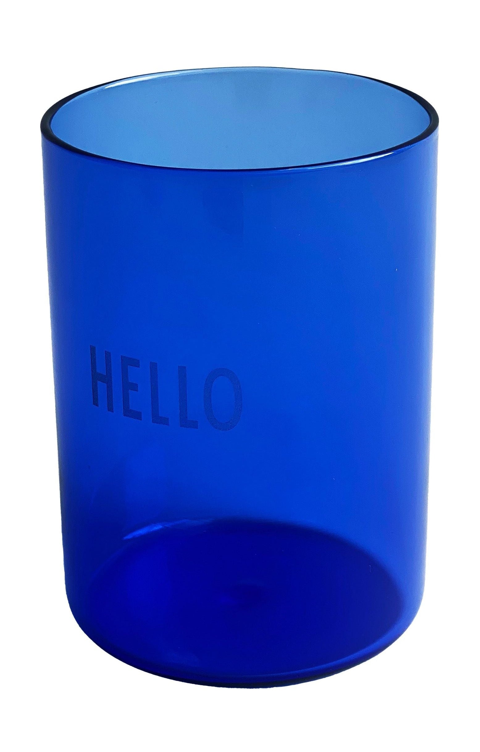 设计信最喜欢的水杯你好，蓝色