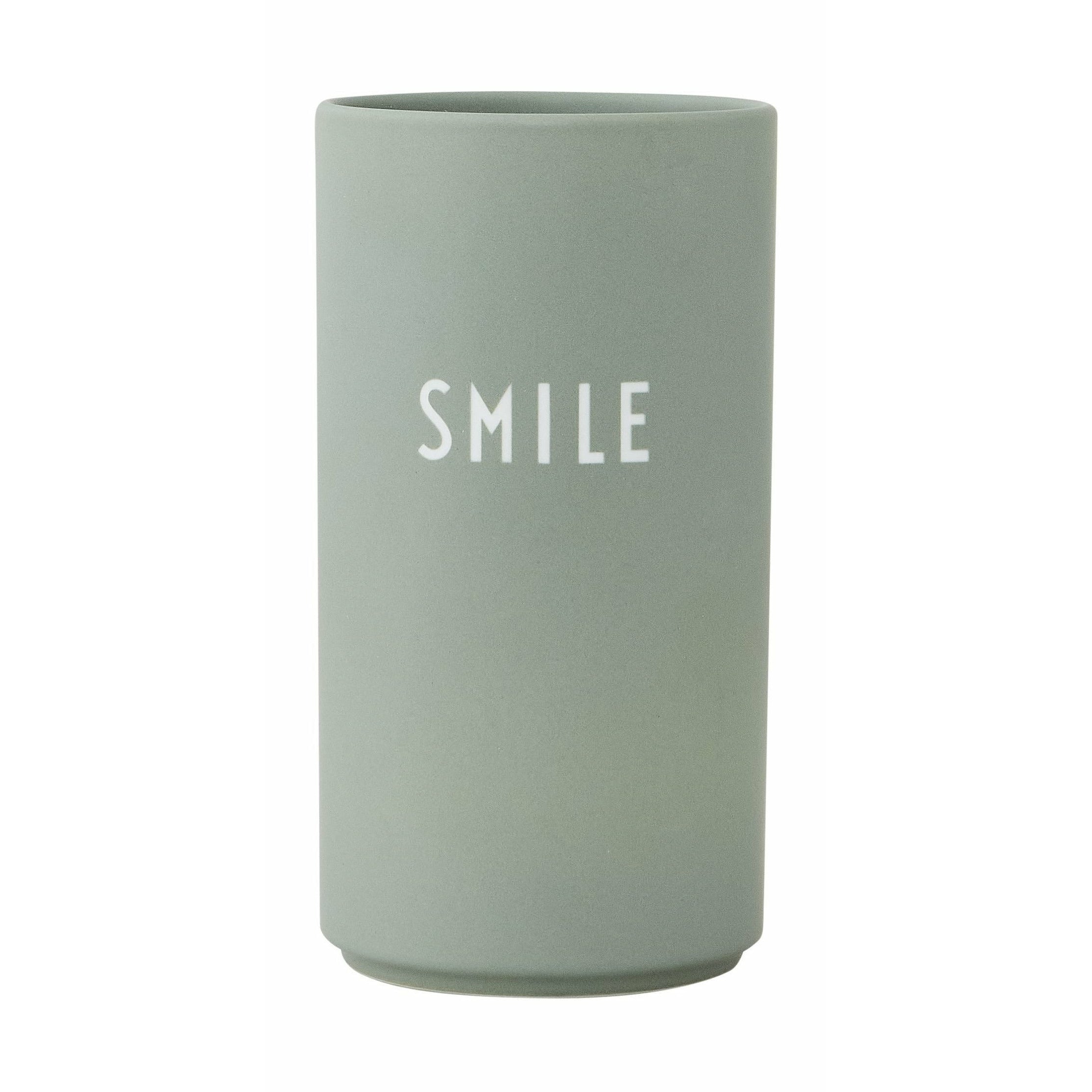 Design Letters Favorit vase smile medium, grønt