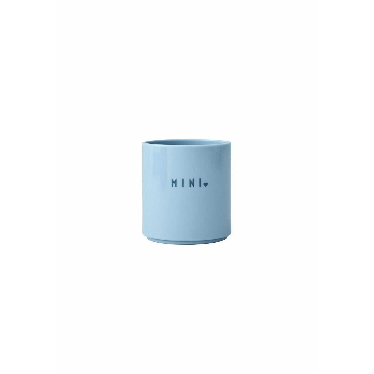 Letras de diseño mini taza favorita azul claro, cariño