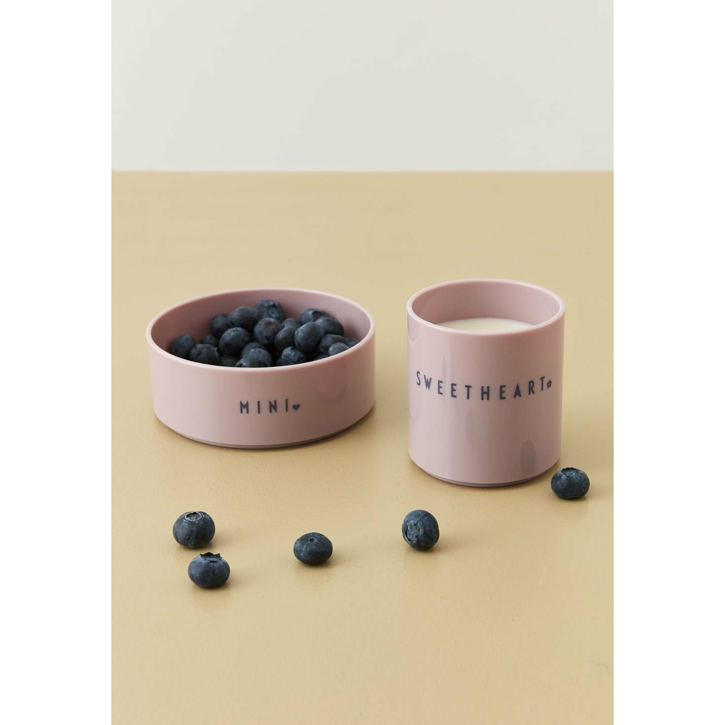 Design Letters Mini Favoriete Bowl Tritan Lavender, Sweet Heart