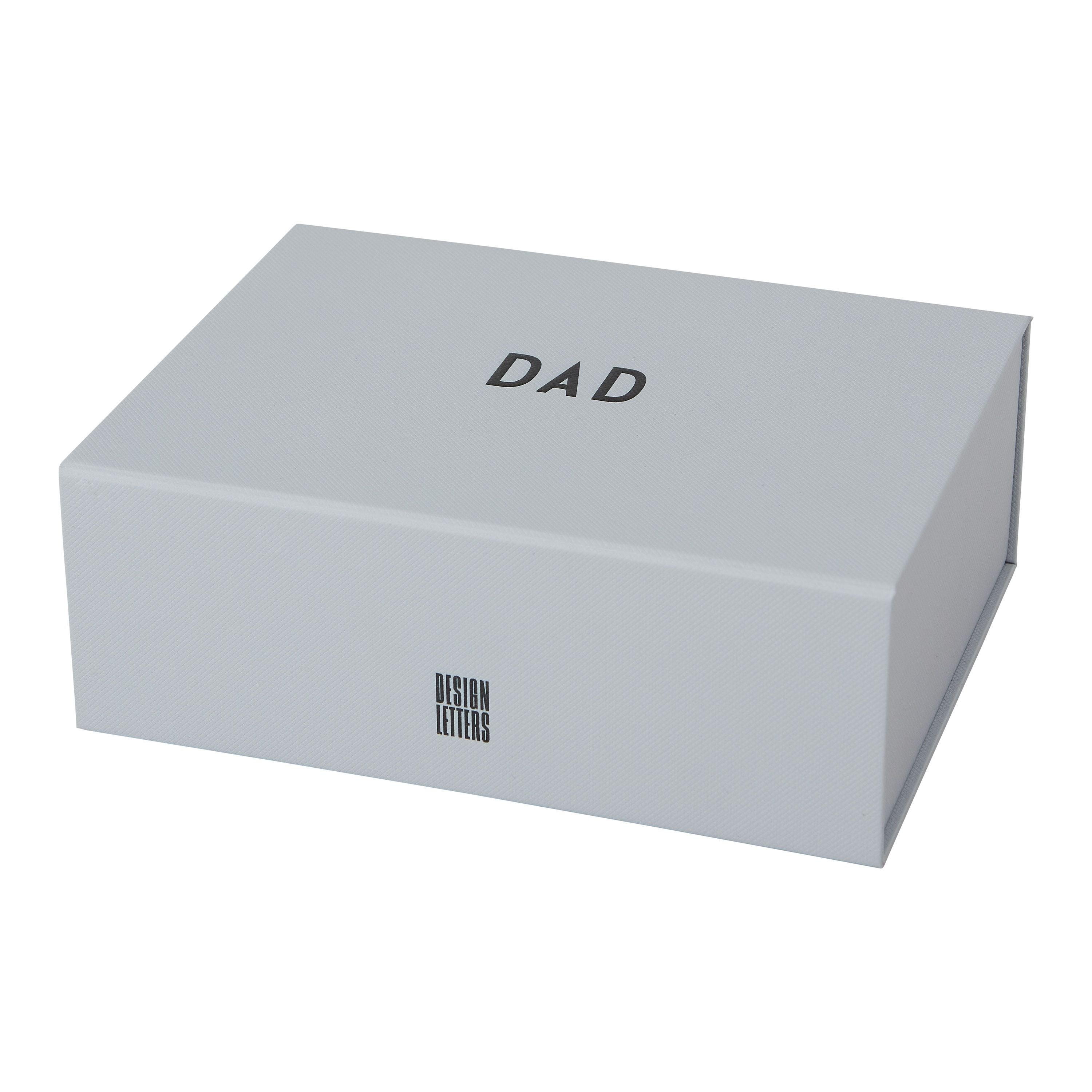 Design Letters Box regalo di mamma e papà, vatter, grigio