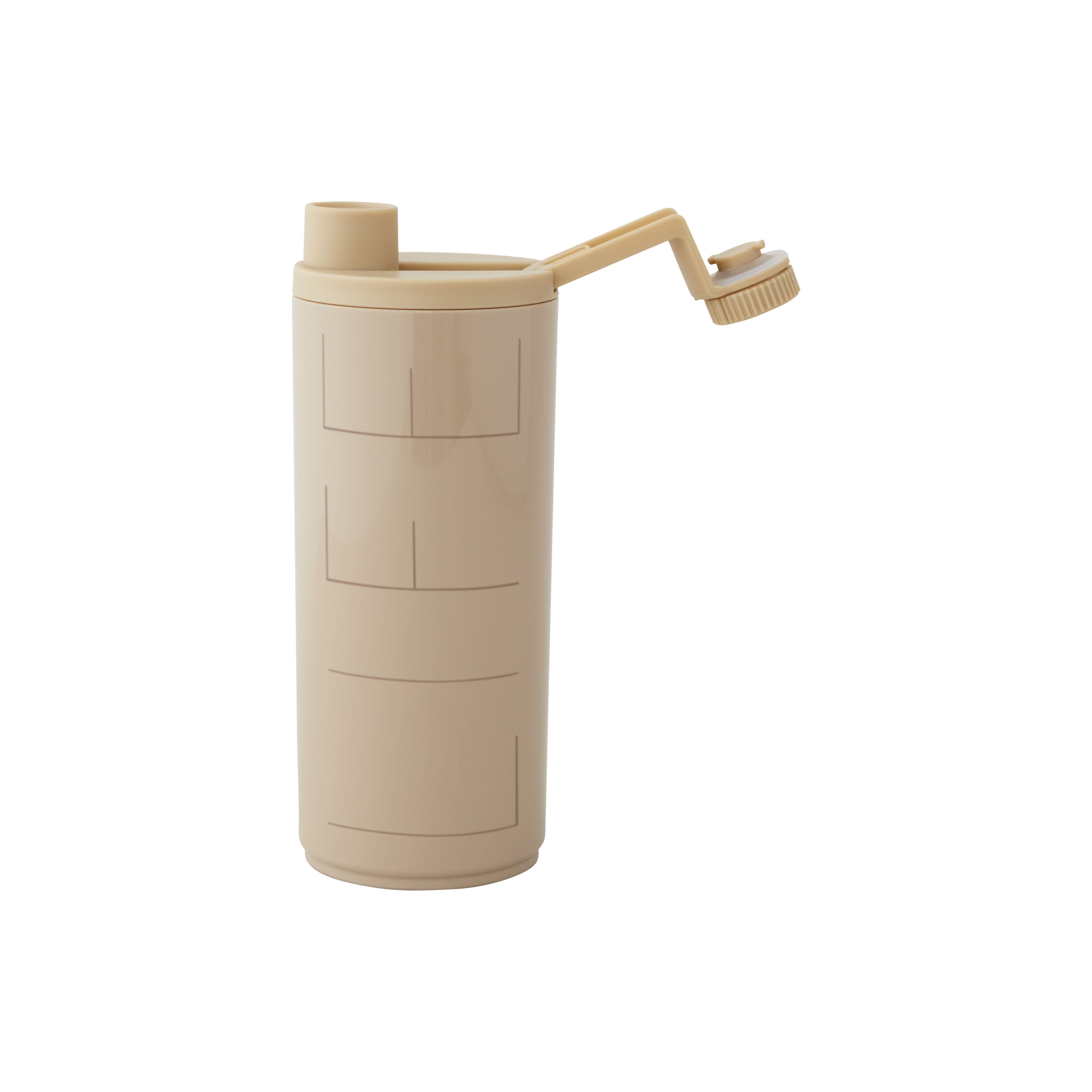 Hönnunarbréf Sportflaska 500 ml, beige