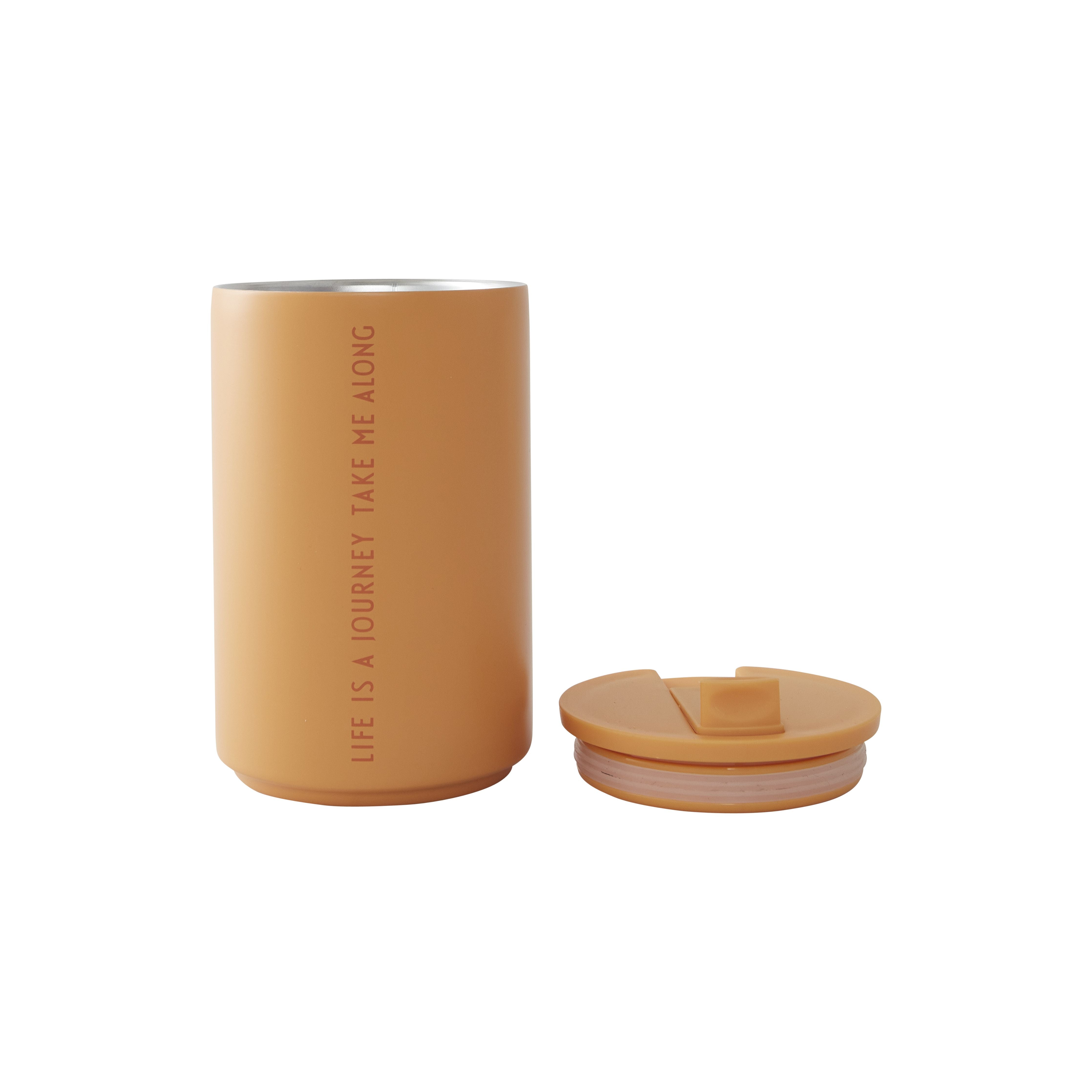 Design Letters Thermo Mug 350 ml, orange doux