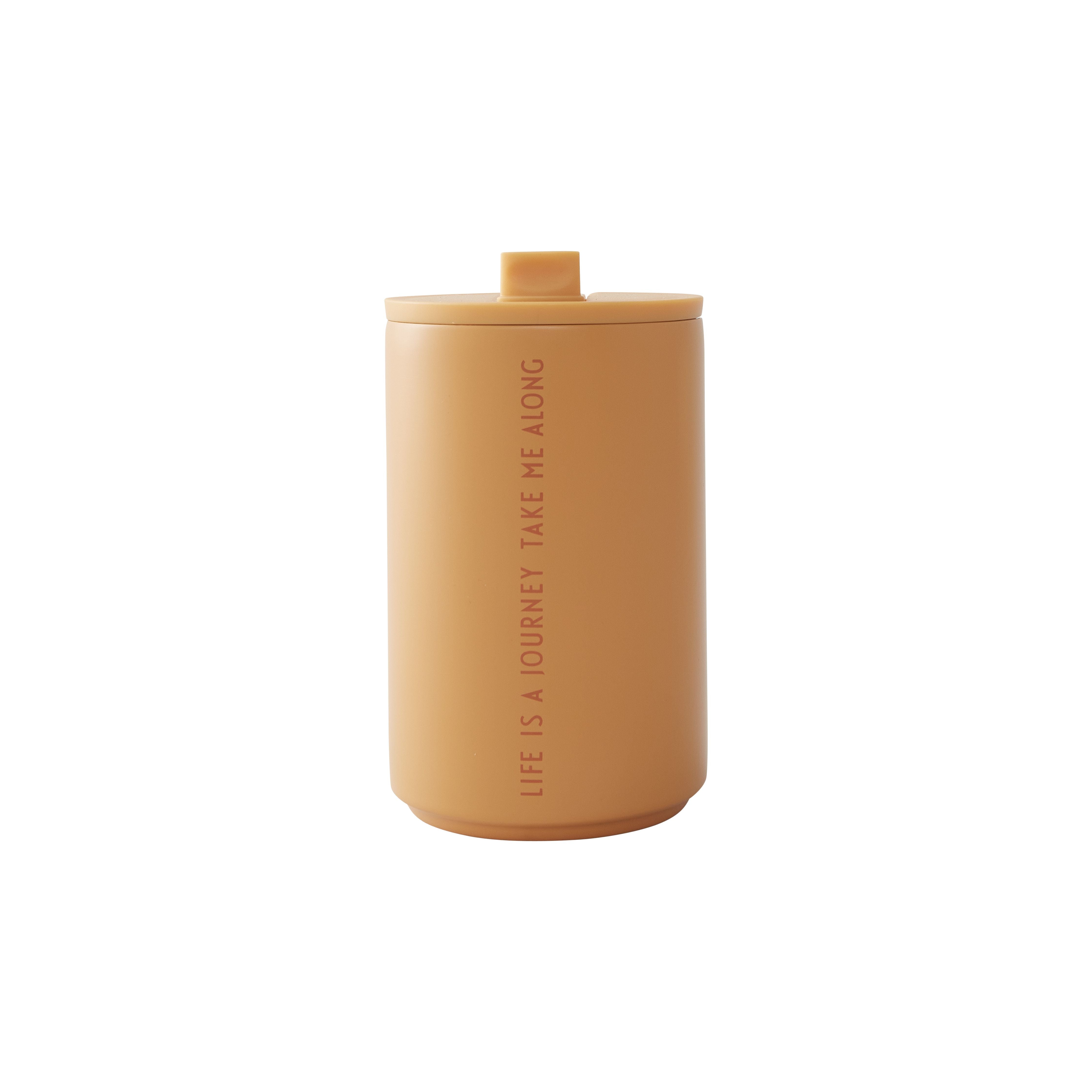 Design Letters Thermo Mug 350 ml, arancione morbido