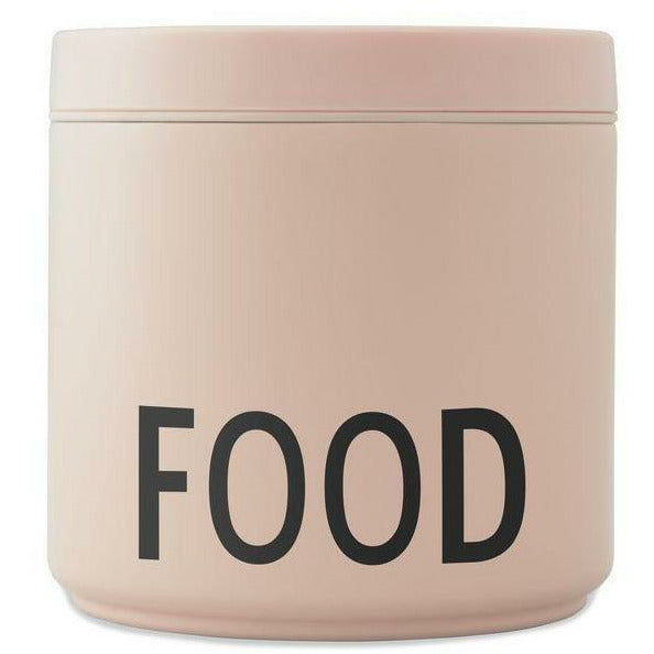 Design Letters Thermos Lunchbox Large, Nude