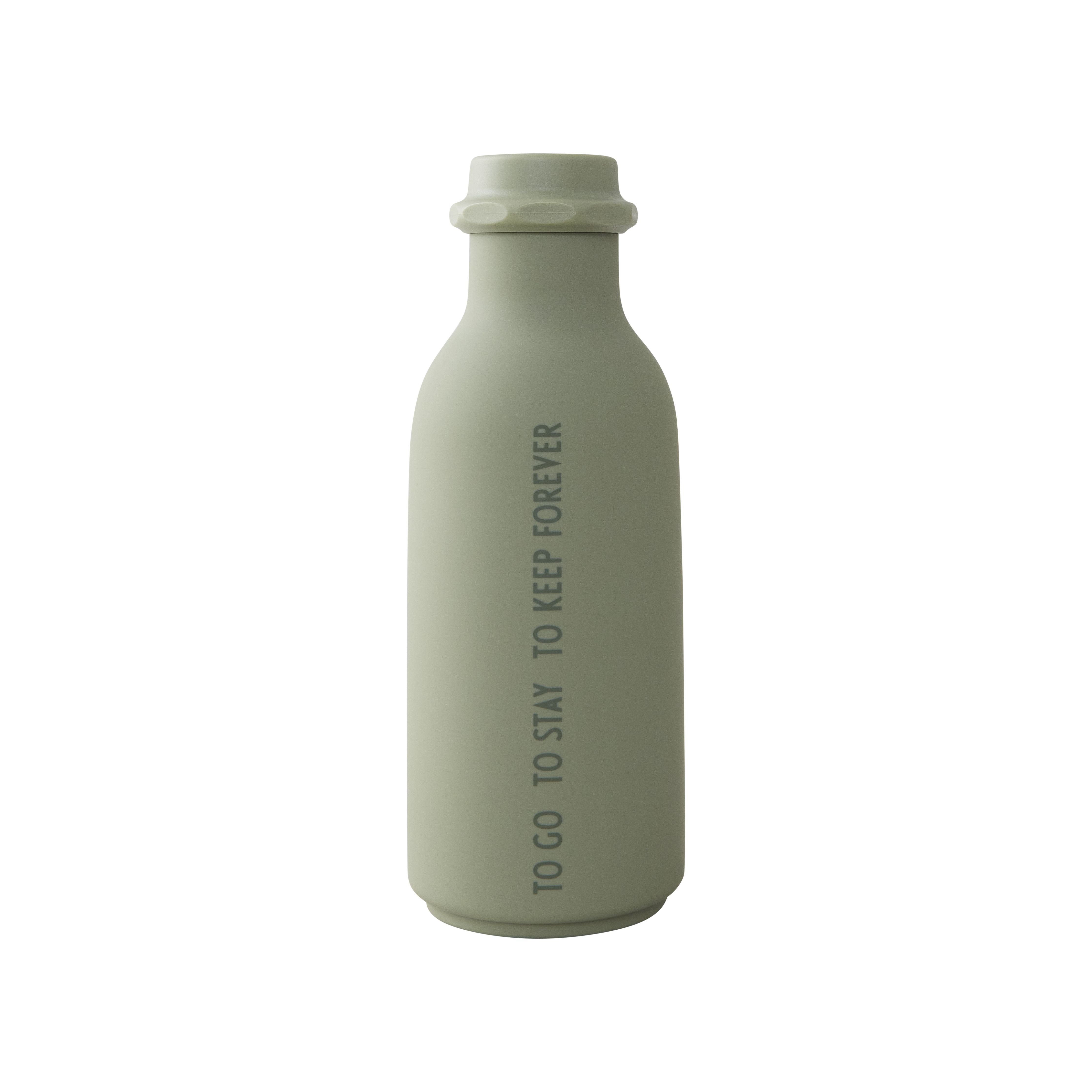 Design Letters At gå flaske vandflaske 500 ml, skovgrøn