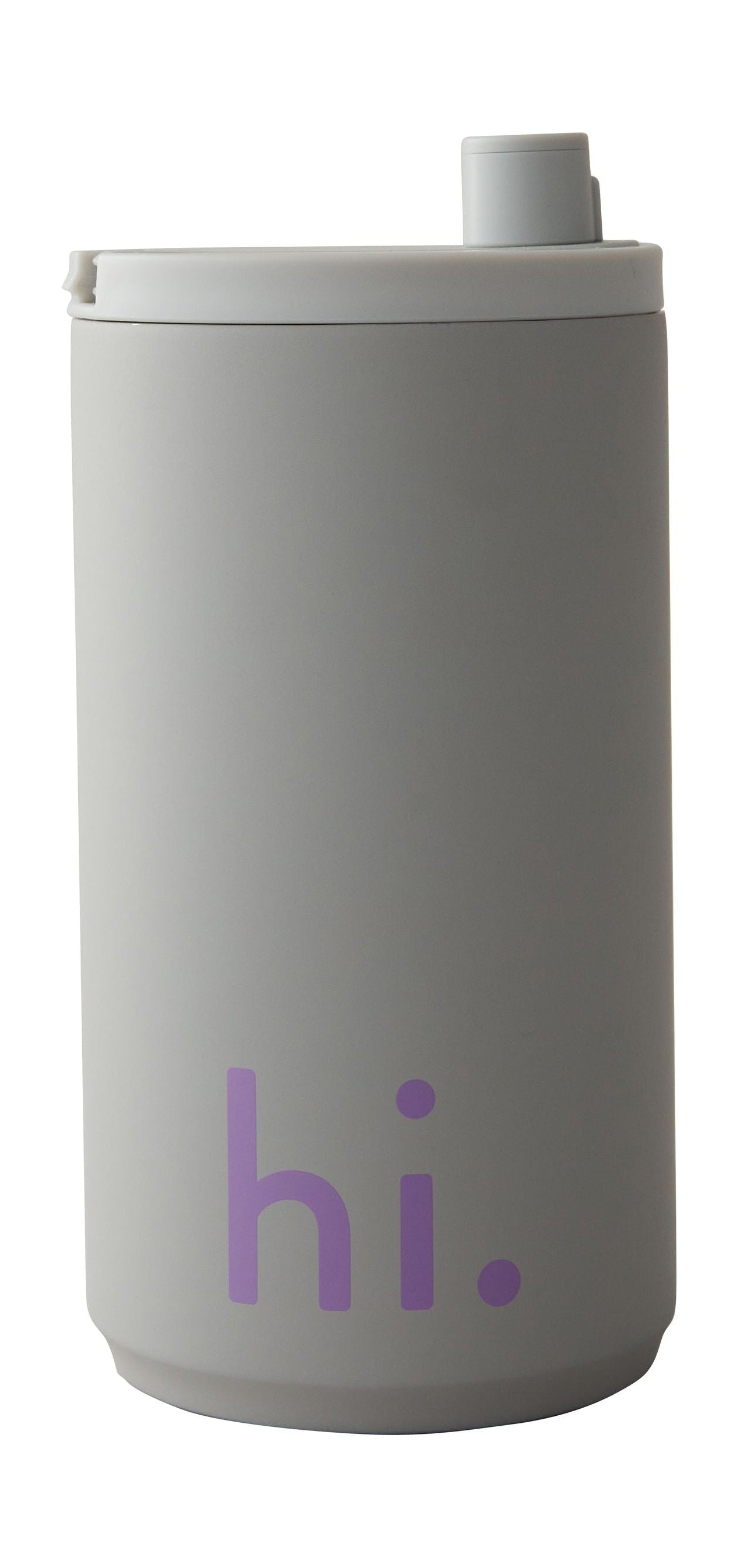 Hönnunarbréf Travel Mug 350ml, flott grár