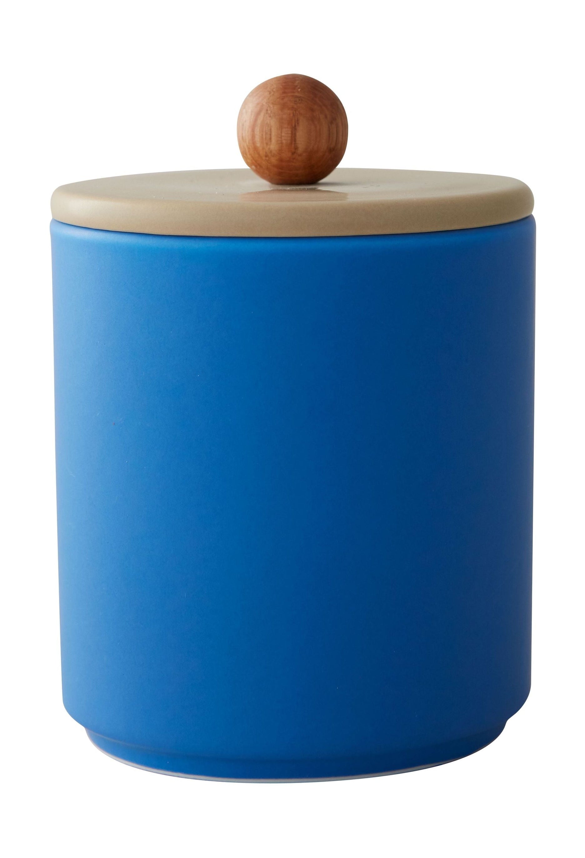 Lettere di design Jar di tesoro, blu cobalto