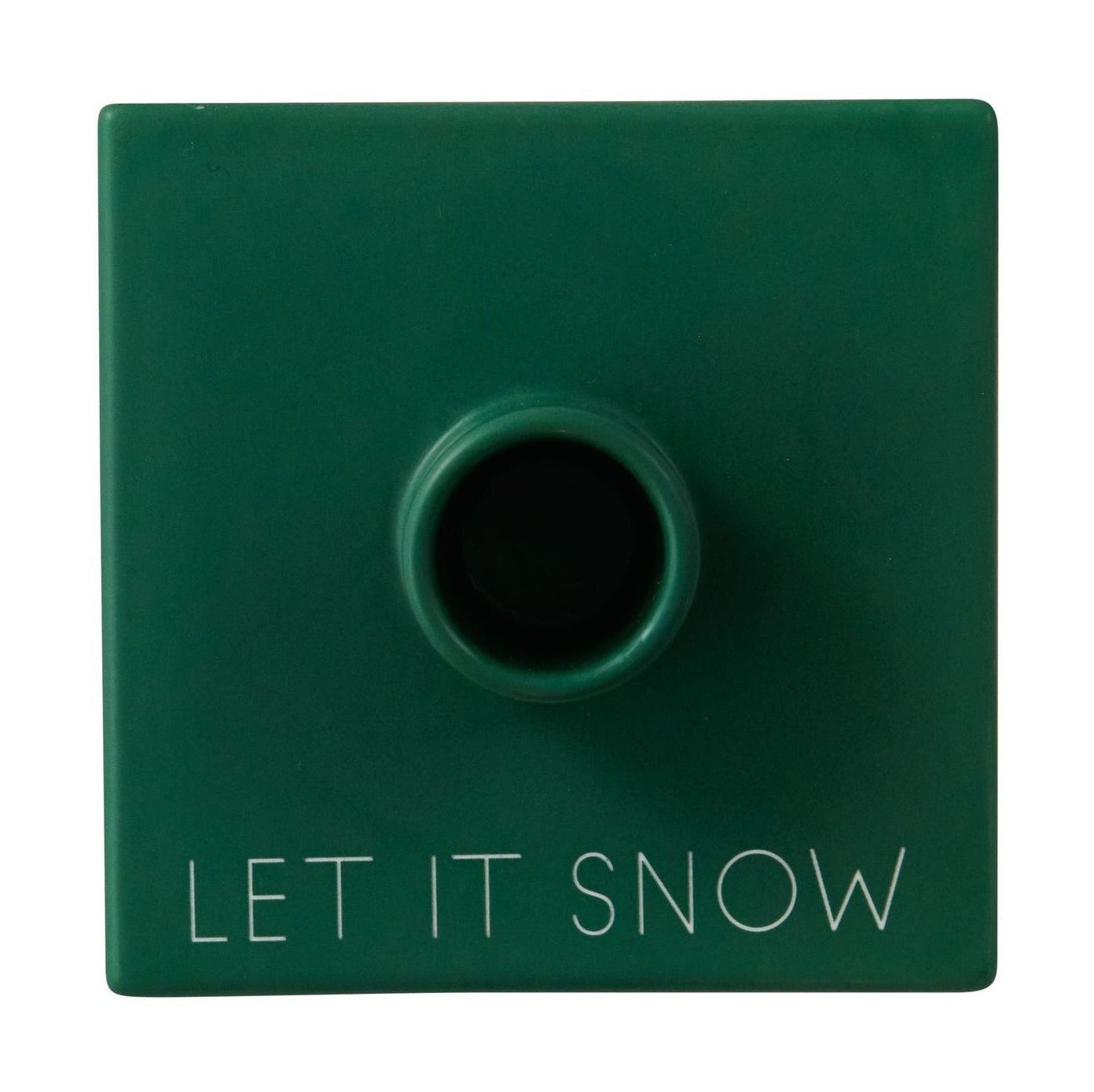Design Letters Julslys, der holder det sne, græs grønt