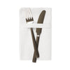 The Organic Company Serviettes de table Blanc naturel