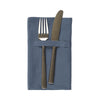 The Organic Company Serviettes de table Gris Bleu