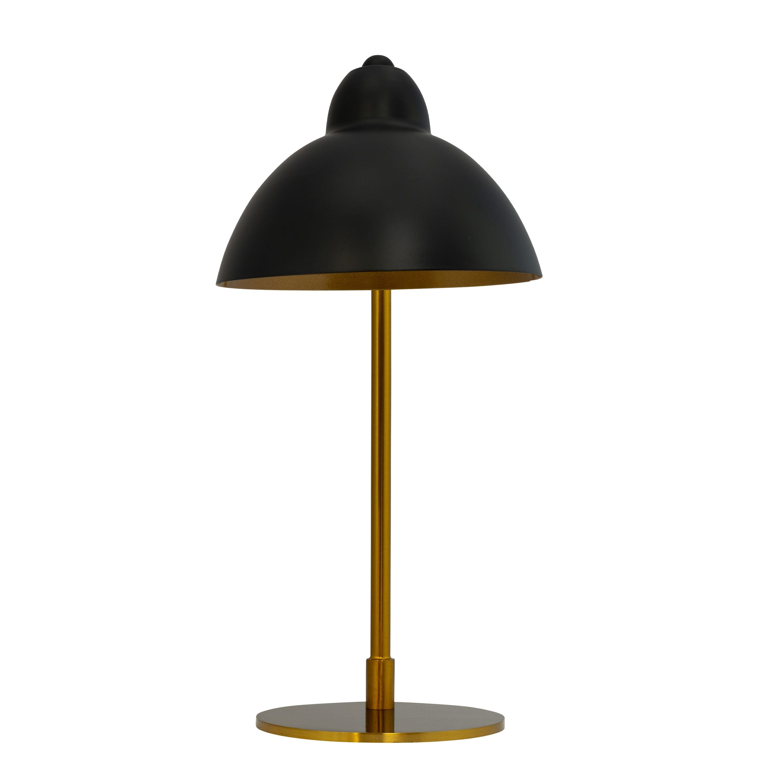 Dyberg Larsen Futura Lámpara de mesa de latón/negro, pequeño